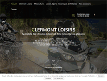 Tablet Screenshot of clermont-loisirs.com